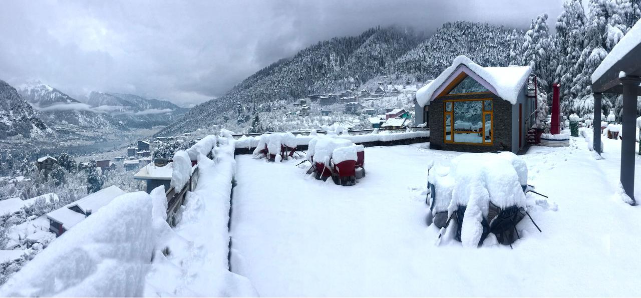 Hotel Mountain Top Manāli Exterior foto